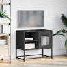 Meuble TV noir 68x39x60,5 cm acier 627655627655