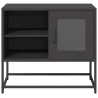 Meuble TV noir 68x39x60,5 cm acier 627655627655