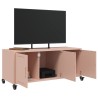 Meuble TV rose 100,5x39x43,5 cm acier 627659627659