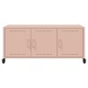 Meuble TV rose 100,5x39x43,5 cm acier 627659627659