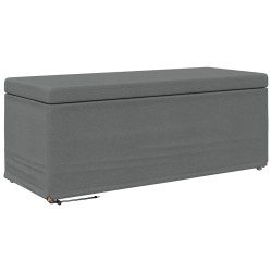 Tabouret Gris foncé 101 x 41 x 40 cm Tissu et bois stratifié 627667627667