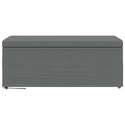 Tabouret Gris foncé 101 x 41 x 40 cm Tissu et bois stratifié 627667627667