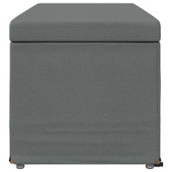 Tabouret Gris foncé 101 x 41 x 40 cm Tissu et bois stratifié 627667627667