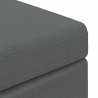 Tabouret Gris foncé 101 x 41 x 40 cm Tissu et bois stratifié 627667627667