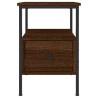 Table de chevet chêne marron 34x36x50 cm bois d'ingénierie 627668627668