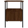 Table de chevet chêne marron 34x36x50 cm bois d'ingénierie 627668627668