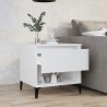 Table d'appoint Blanc brillant 50x46x50 cm Bois d'ingénierie 627670627670