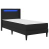 Cadre de lit avec matelas Noir 90 x 200 cm Simili cuir 627673627673