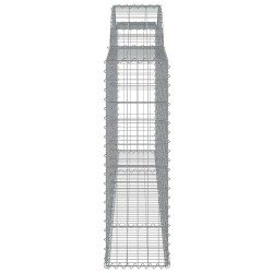 Paniers à gabions arqués 5 pcs 300x30x100/120 cm fer galvanisé 627675627675