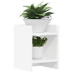 Support de Plante 2 pc Blanc 30 x 30 x 40 cm Bois d’ingénierie 627678627678