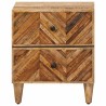Table de chevet Marron 40 x 33,5 x 46 cm Bois de mangue massif 627679627679