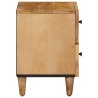 Table de chevet Marron 40 x 33,5 x 46 cm Bois de mangue massif 627679627679