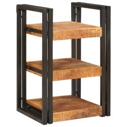 Table de chevet Marron et Noir Bois de mangue massif 627680627680
