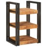 Table de chevet Marron et Noir Bois de mangue massif 627680627680