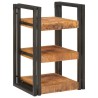 Table de chevet Marron et Noir Bois de mangue massif 627680627680