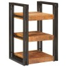 Table de chevet Marron et Noir Bois de mangue massif 627680627680