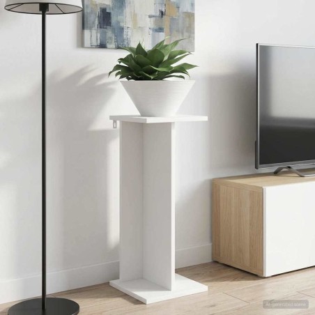 Support de Plante 2 pcs Blanc 25 x 25,5 x 60,5 cm 627682627682