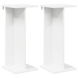 Support de Plante 2 pcs Blanc 25 x 25,5 x 60,5 cm 627682627682