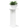 Support de Plante 2 pcs Blanc 25 x 25,5 x 60,5 cm 627682627682