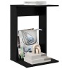 Table d'appoint Chêne noir 40 x 38 x 62,5 cm Bois d'ingénierie 627686627686