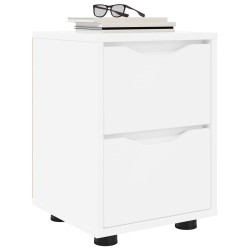 Table de chevet Blanc 30,5 x 30 x 43 cm Bois d'ingénierie 627699627699