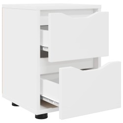 Table de chevet Blanc 30,5 x 30 x 43 cm Bois d'ingénierie 627699627699