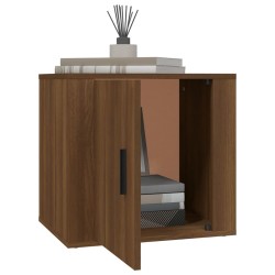 Table de chevet Chêne marron 50x39x47 cm 627701627701