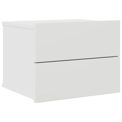 Table de chevet Blanc 40x30x30 cm Bois d'ingénierie 627712627712