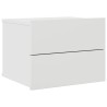 Table de chevet Blanc 40x30x30 cm Bois d'ingénierie 627712627712