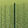 Clôture en fil soudé avec poteaux 10 x 1,4 m Vert Maille 627713627713