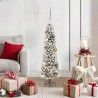 Sapin de Noël artificiel Blanc 120 cm PVC, métal et plastique 627715627715