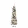 Sapin de Noël artificiel Blanc 120 cm PVC, métal et plastique 627715627715