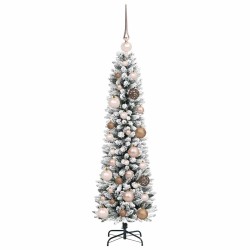 Sapin de Noël artificiel Blanc 120 cm PVC, métal et plastique 627715627715