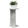 Support de Plante 2 pcs Gris Béton 25 x 25,5 x 60,5 cm 627721627721