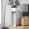 Support de Plante 2 pcs Gris Béton 25 x 25,5 x 60,5 cm 627721627721