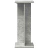 Support de Plante 2 pcs Gris Béton 25 x 25,5 x 60,5 cm 627721627721