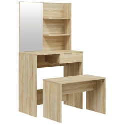 Ensemble de coiffeuse Chêne Sonoma 74,5x40x141 cm 627725627725