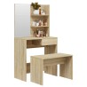 Ensemble de coiffeuse Chêne Sonoma 74,5x40x141 cm 627725627725