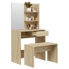 Ensemble de coiffeuse Chêne Sonoma 74,5x40x141 cm 627725627725