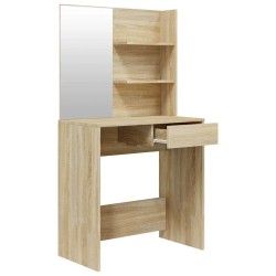 Ensemble de coiffeuse Chêne Sonoma 74,5x40x141 cm 627725627725