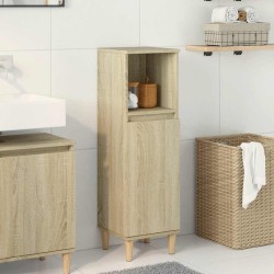 Armoire salle de bain chêne sonoma 30x30x100 cm 627733627733