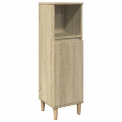 Armoire salle de bain chêne sonoma 30x30x100 cm 627733627733