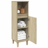 Armoire salle de bain chêne sonoma 30x30x100 cm 627733627733