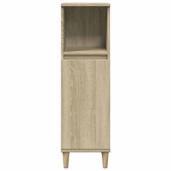 Armoire salle de bain chêne sonoma 30x30x100 cm 627733627733