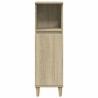Armoire salle de bain chêne sonoma 30x30x100 cm 627733627733