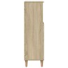 Armoire salle de bain chêne sonoma 30x30x100 cm 627733627733