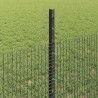 Clôture en fil soudé avec poteaux 25 x 0,5 m Acier galvanisé 627739627739