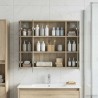 Armoire Miroir de Salle de Bain Chêne Sonoma 627740627740