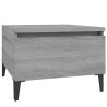 Table d'appoint Sonoma gris 50x46x35 cm Bois d'ingénierie 627742627742