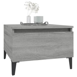 Table d'appoint Sonoma gris 50x46x35 cm Bois d'ingénierie 627742627742